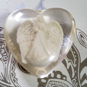 90's Vintage Angel of Serenity Worry Stone